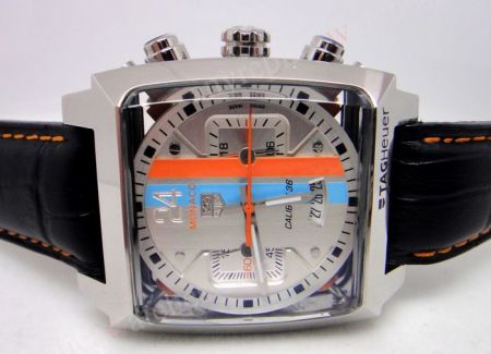 Tag Heuer Monaco Quartz 24 Calibre 36 Chronograph White Face Watch